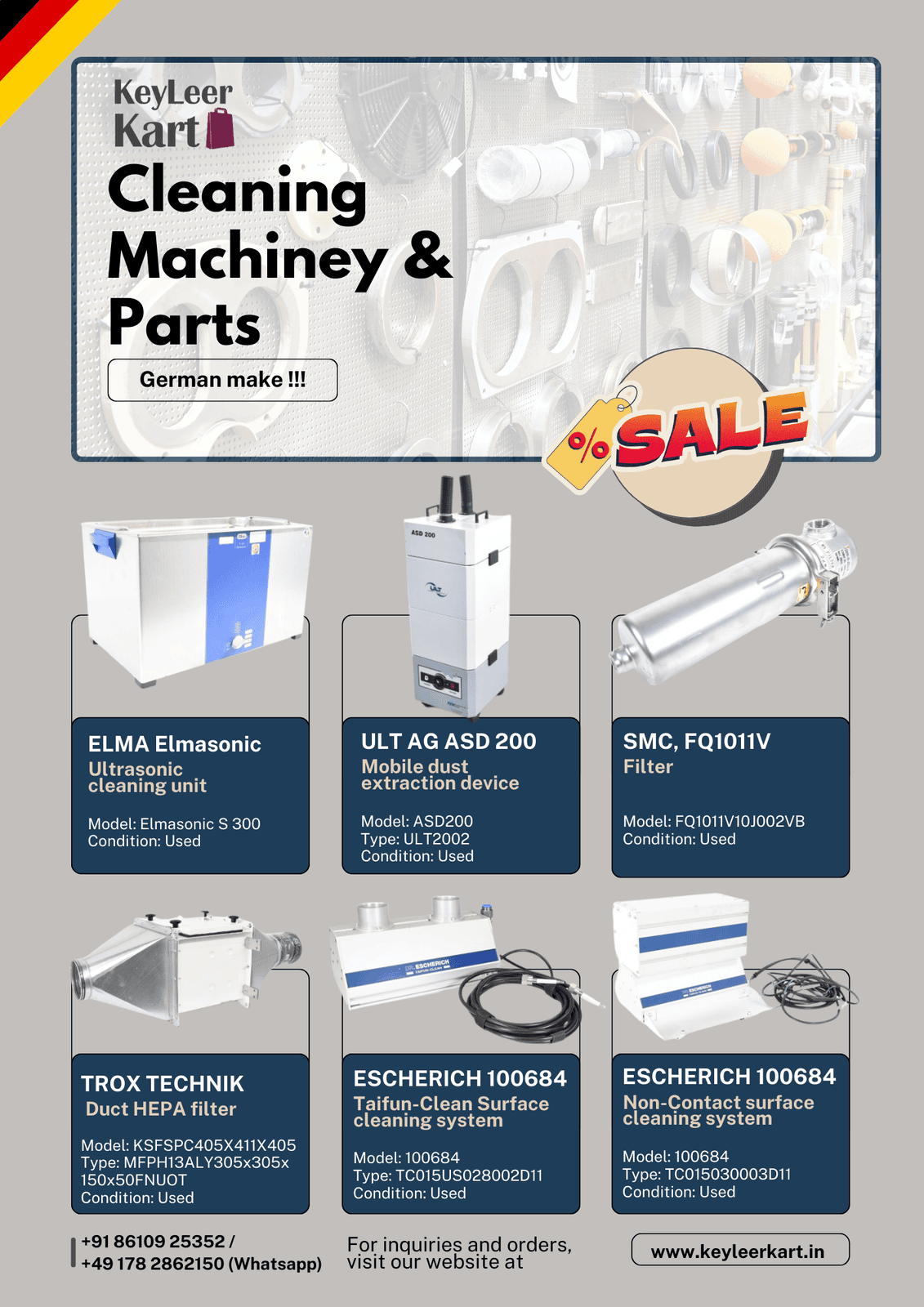 The Importance of Cleaning Equipment