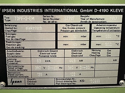 Complete hardening shop consisting of several ovens, protective gas generator, cleaning system Complete hardening shop consisting of several ovens, protective gas generator, cleaning system