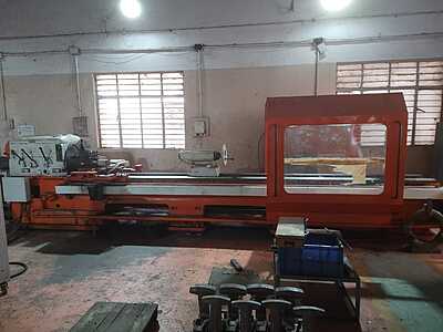 German Geared CNC Lathe – Retrofitted with Fanuc Controller German Geared CNC Lathe – Retrofitted with Fanuc Controller