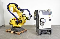 FANUC R-2000iA/165F, A05B-1324-B203, Robot with Control cabinet and Panel, YoM2002 FANUC R-2000iA/165F, A05B-1324-B203, Robot with Control cabinet and Panel, YoM2002