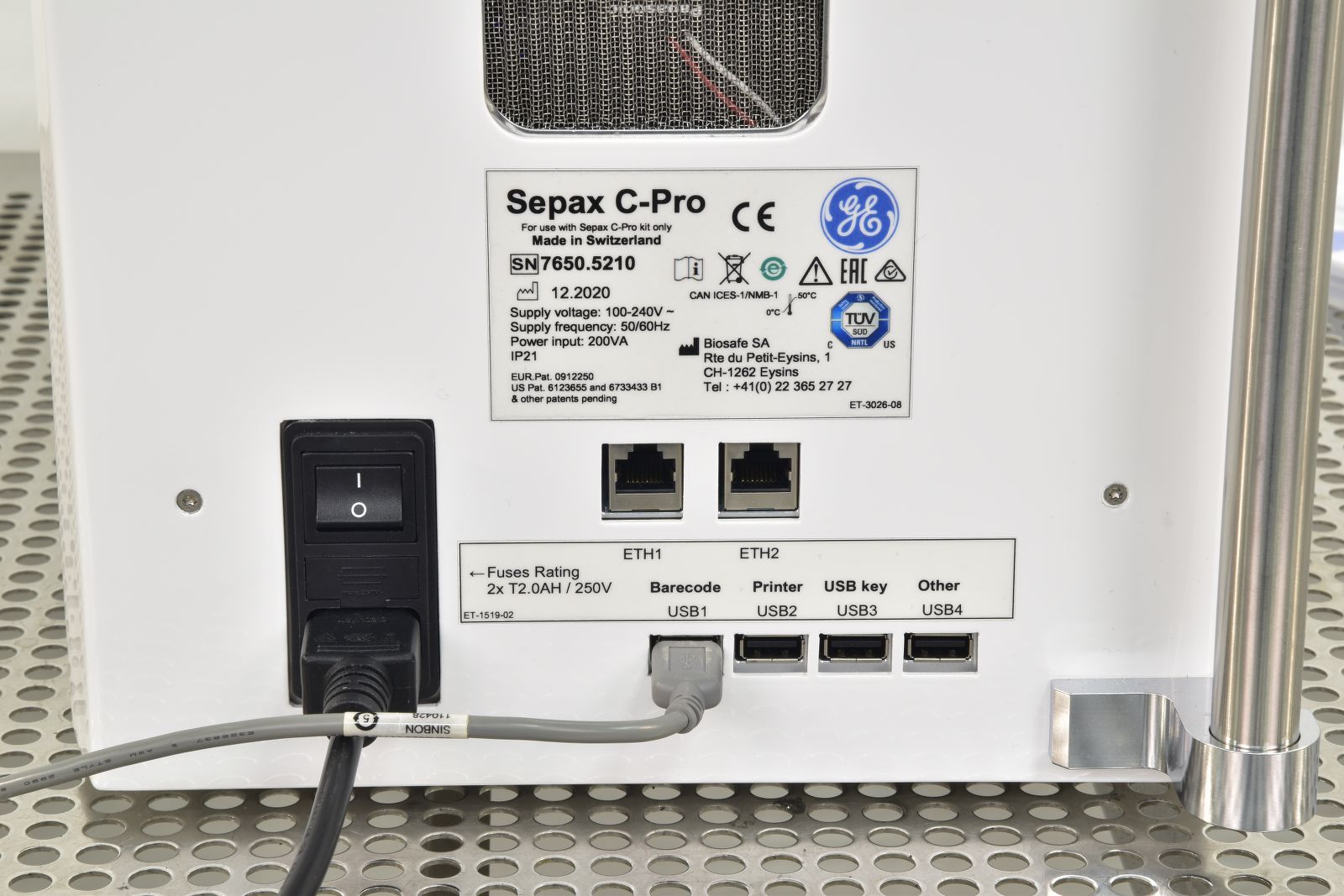 BIOSAFE Sepax C-Pro, Cell Processing Instrument BIOSAFE Sepax C-Pro, Cell Processing Instrument